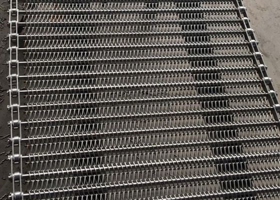 Fried Food Oven de Riem van de het Roestvrije staaltransportband van 2 Mm Dikte