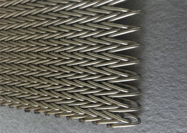 304SS Balanced Weave Conveyor Belts Easy Installation No Deformation Long Life Time