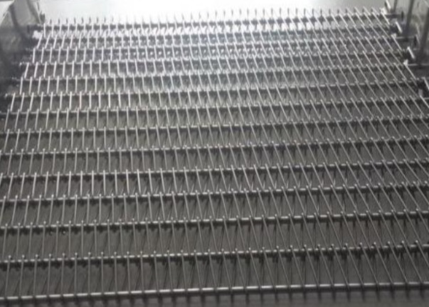 Koelend droog voedsel 304 Roestvrij staal Spiraalvormig Mesh Belt