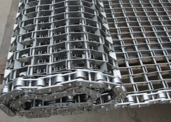 Kettingsverbinding 304 Roestvrij staal Vlakke Draad Mesh Belt For Durable Conveyor