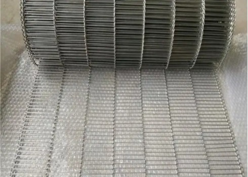 Fried Food Flat Flex Conveyor-Riem 316l Op hoge temperatuur