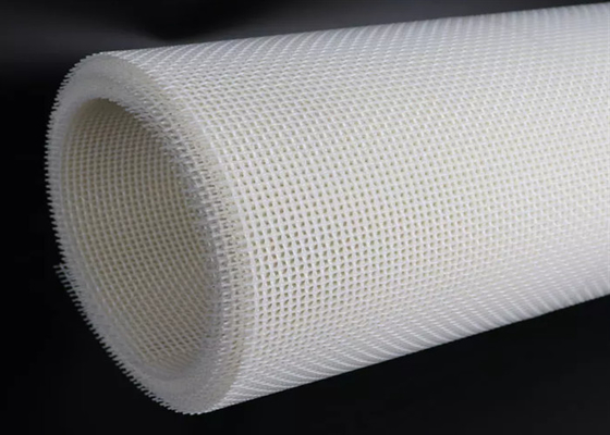 Gepersonaliseerde grootte Polyester vierkant gat gaas transportband voor voedsel drogen