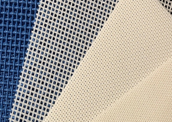 Het witte Gat van Mesh Belt Plain Weave   10mm van de Voedsel Drogende Polyester