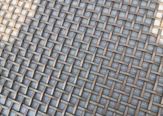 1.0mm de Architecturale Draad Mesh Decorative Stainless Steel Woven van de Diameterrek