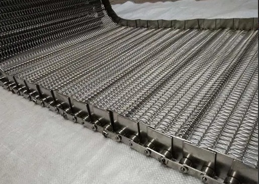 304 materiaal koeling transportband staaldraad riem weerstand tegen lage temperaturen