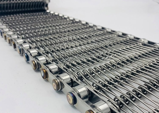 1m het Brede van de het Weefseldraad van het Metaalsaldo Roestvrije staal van Mesh Belt SS304