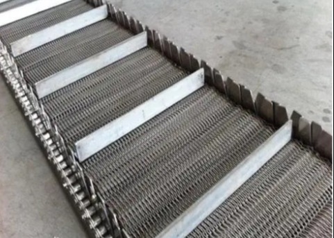 0.24.0m Bestand Kolenmijn van Roestvrij staal de Spiraalvormige Mesh Belt For High Temperature