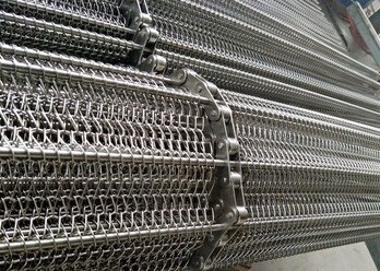 Corrosiebestendige Hoge Precisieketen Mesh Conveyor Belt SS304 SS316