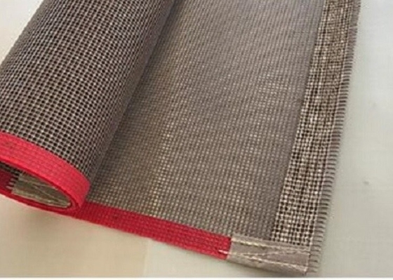Breedte 30cm Met een laag bedekte Glasvezel Droger Bestand Mesh Ptfe Conveyor Belt Heat