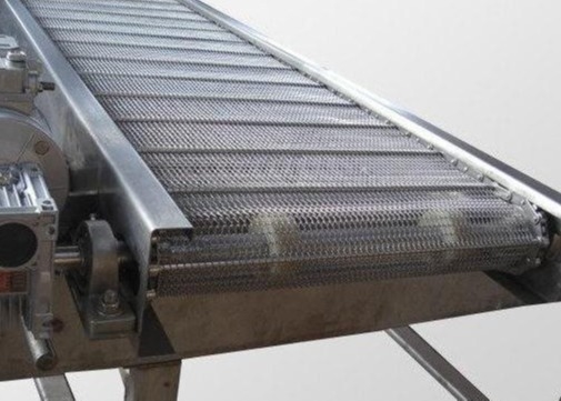 1 1,5 2 wijd 304 van de Roestvrij staalmeters Ketting Mesh Belt For Industrial Transportation