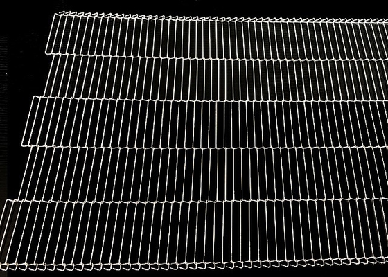 Assembleer Lijn Vlak Flex Wire Mesh Conveyor Belt voor het Baksel Bradende Machines van de Gebakjepizza