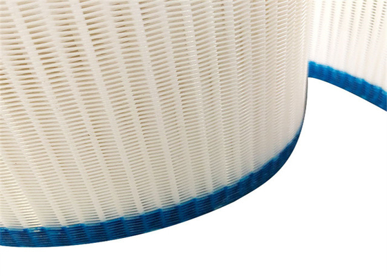 Witte Kleuren100% Polyester Mesh Belt Spiral Dryer Mesh voor Papierfabriek