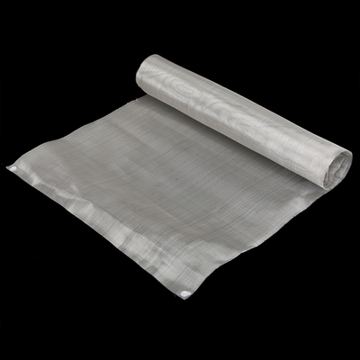 0.05mm Zilver 316 Roestvrij staaldraad Mesh High Temperature Resistance