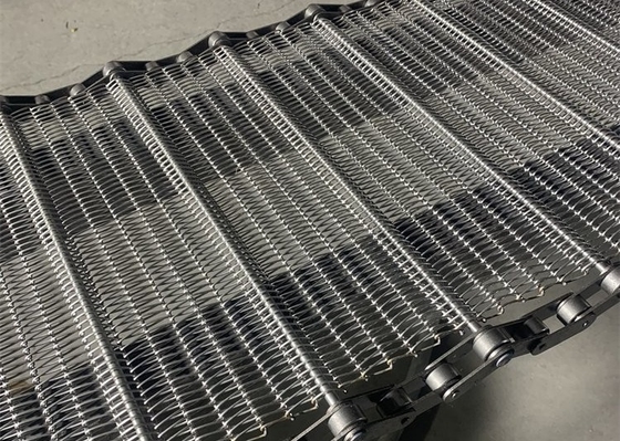 0.84mm de Keten Mesh Conveyor Belt 304 van de Draaddiameter Roestvrij staal