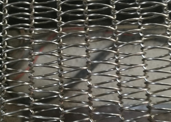 0.33.6m Langdurig Spiraalvormig Mesh Belt 0.84mm Draaddiameter