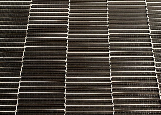Sus304 Flat Flex Conveyor Stalen Draadband Hoogtemperatuurweerstand