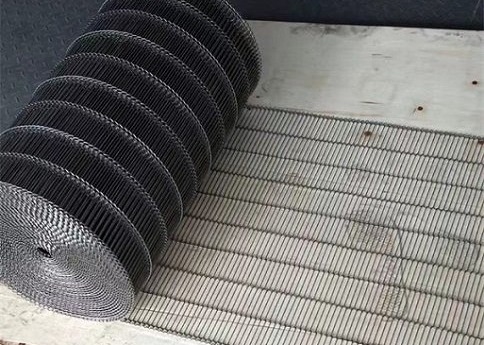 Warmtebestendige Flat Flex Conveyor Belt met 4,24 mm - 20,32 mm / aangepaste staafpitch