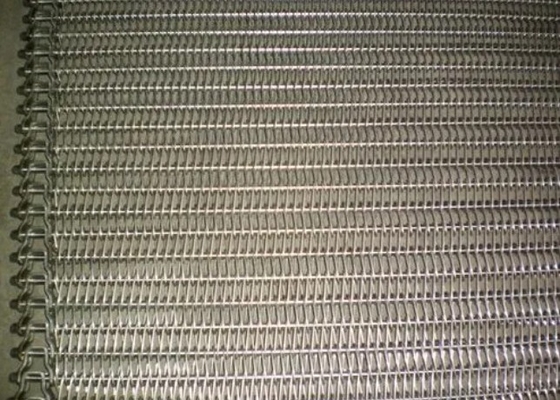 Ooglink Spiraal Mesh Gordel 7-60mm Pitch 0.3-3.6m Breedte Voor transportband