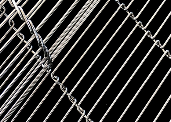 5 mm Loop Breed Flat Wire Mesh Conveyor Belt Voor Donuts Productie