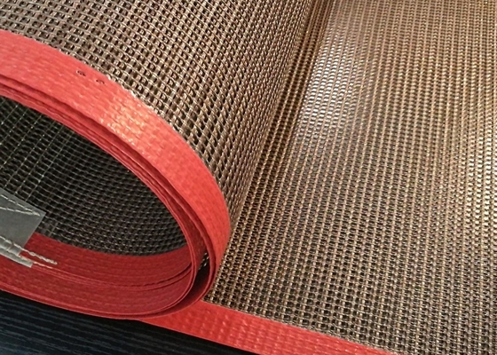 De zure Weerstand PTFE Mesh Belt, plakt niet de Transportbanden van PTFE voor Druk het Drogen