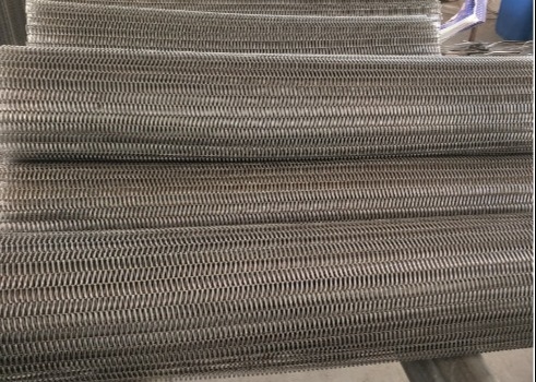 Zonne-energie Voedselverwerking Spiraal Mesh Belt Hoogtemperatuurweerstand
