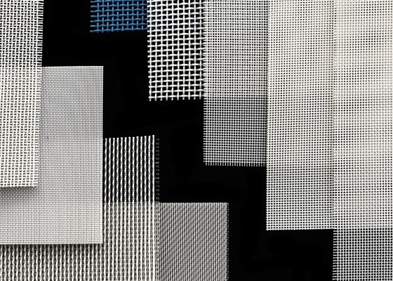 100% polyester goede luchtdoorlaatbaarheid niet-ontmaskerbaar zuur- en alkalisch bestand polyester mesh scherm voor slib ontwatering