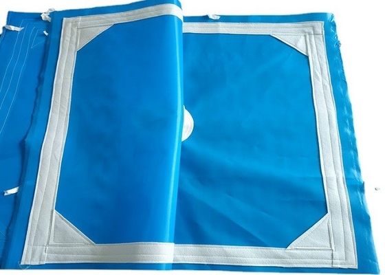 Blauwe kleur PP polypropyleen multifilament filterstof verticaal filterpers mesh stof