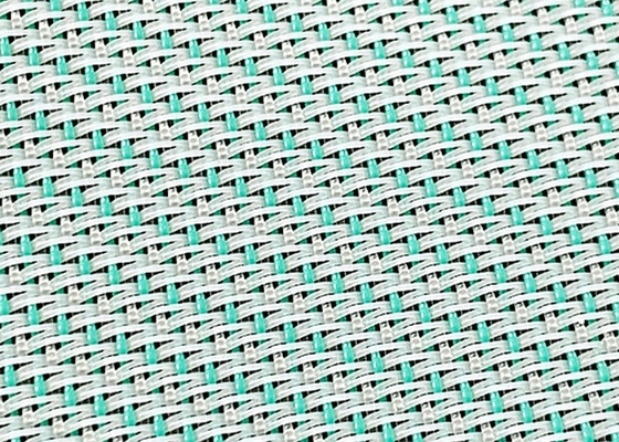Witte en blauwe polyester geweven gaas met 1,5 laag weefselrol