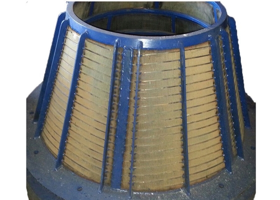 0.25mm 0.5mm slotcentrifuge Ss 304 steenkoolcentrifuge mand voor de mijnbouw verwerking
