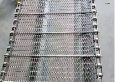 Hoge sterkte en corrosiebestendigheid roestvrij staal ketenmaas Conveyor Belt
