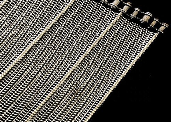 304 Stainelss stalen transportbandgaas Belting voor groente wasmachine