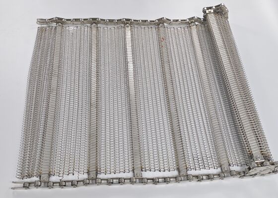 SUS316 Chain Wire Mesh transportband voor wasmachine