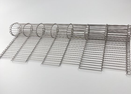 316 roestvrijstalen gaas platte flexibele transportband / Ss-draadriem