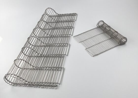 Bestand tegen hoge temperaturen roestvrij staal 304 platte flexibele gaasriem
