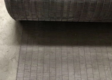 30cm3m Groot Open Gebied Flex Wire Mesh Conveyor Belt Vlak Flex Food Mesh Belt
