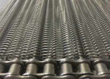 De Transportband Aangepaste Grootte op hoge temperatuur van het Kettingsnetwerk Voor Wattenmachine