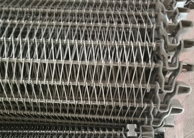Voedsel het Bevriezen het Goed dat van de het NetwerkTransportband van de Roestvrij staaldraad Functie vervoert