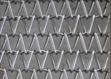 Noten die Ketting 316 drogen de Transportband van het Roestvrij staalnetwerk Voor 300mm Riembreedte