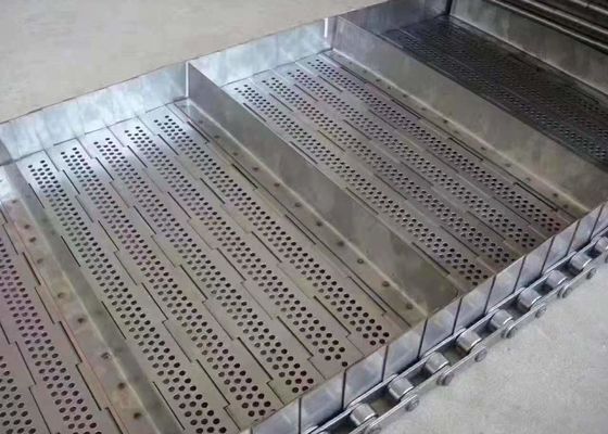 304 /316 / 316L Aangepaste de Steun van de het NetwerkTransportband van de roestvrij staalketting