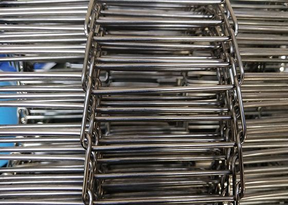 Aangepaste Vlakke Flex Transportband, de Transportband van het Staalnetwerk Met lange levensuur
