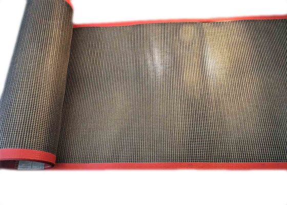 PTFE bedekte 150mm mesh conveyor belt met een laag