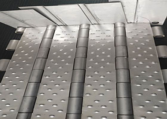 Oven 0.8mm van de voedselverwerking SS201-PlaatTransportband