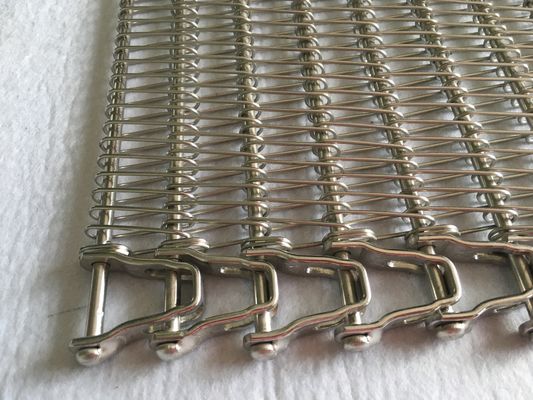 Brood Koeloven 2mm de Spiraalvormige Transportband van Ss304