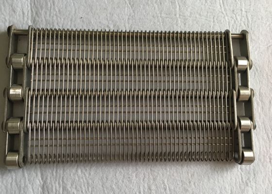 Roestvrije staal Spiraalvormig Mesh Belt van de groenten het Diepvriesmachine