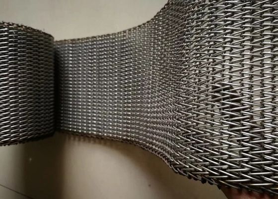 De goede van de het Metaalstof van de Luchtdoordringbaarheid Doek Oven Balanced Weave Conveyor Belts