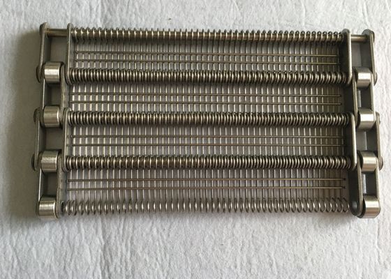 Groenten die Oven SUS316L Spiraalvormig Mesh Belt bleken