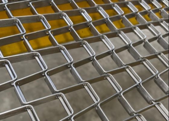 Broodproductie 304 Roestvrij staal Vlakke Draad Mesh Belt