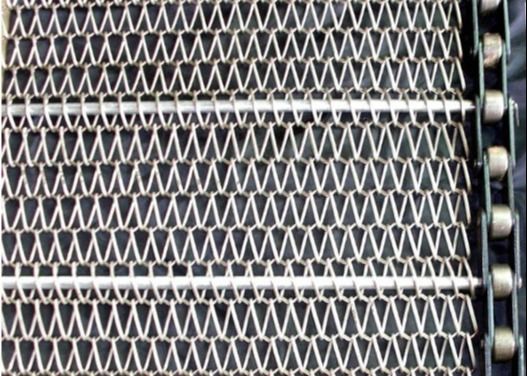 304 de Ophelderingsvruchten van roestvrij staal Spiraalvormige Mesh Belt For Filtering And