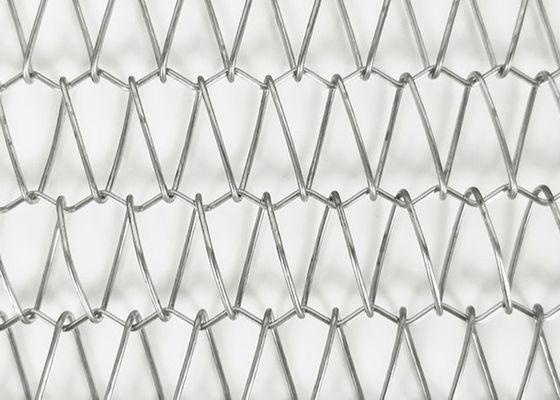Het Landbouwbedrijfsgs van de Voedselindustrie Ketting op hoge temperatuur Mesh Conveyor Belt