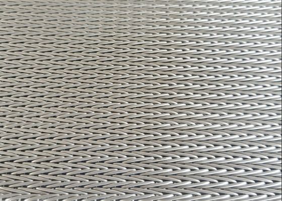 Metaalsamenstelling Evenwichtig Roestvrij staal Mesh Belt Screws Transportation